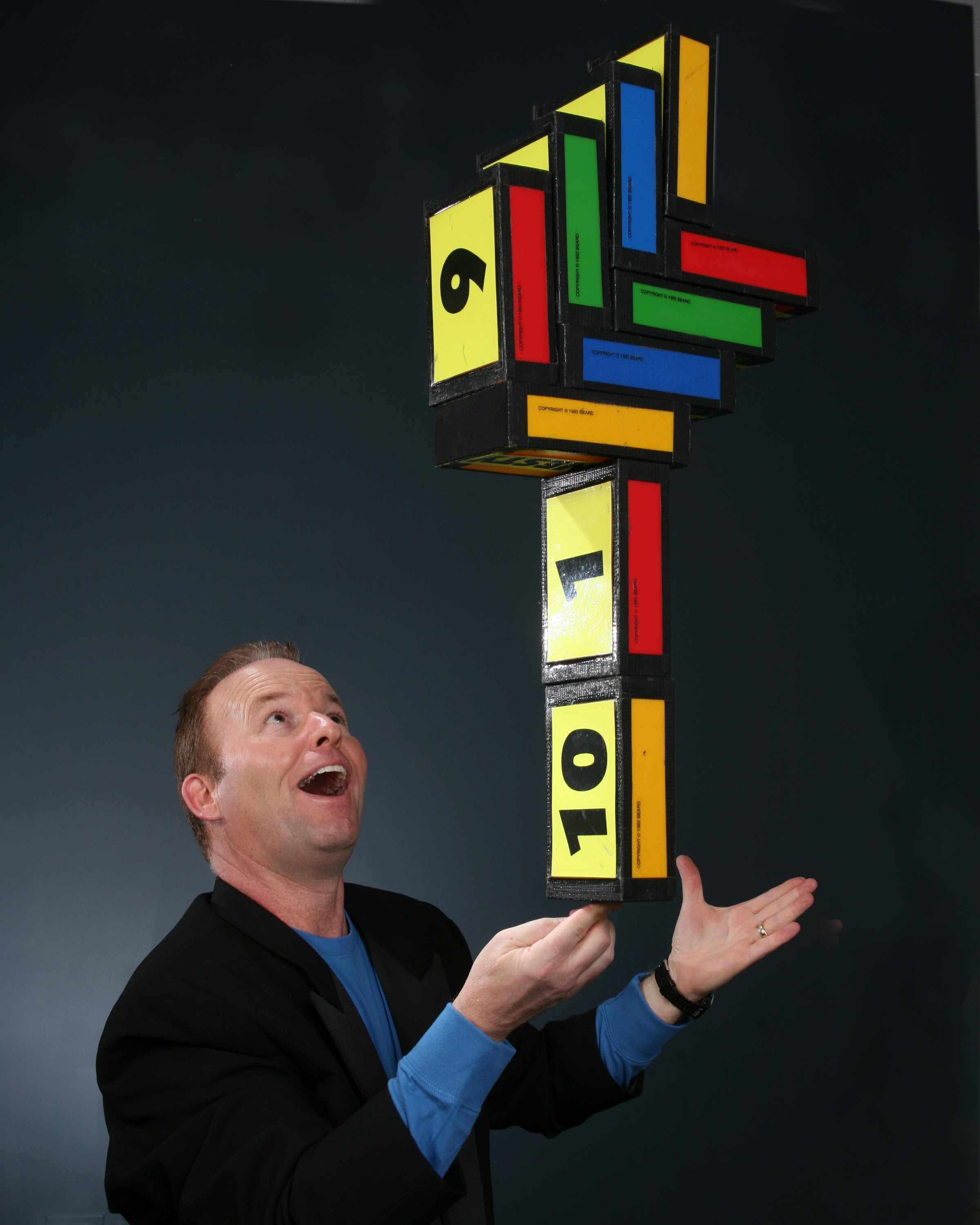 Steve balancing blocks